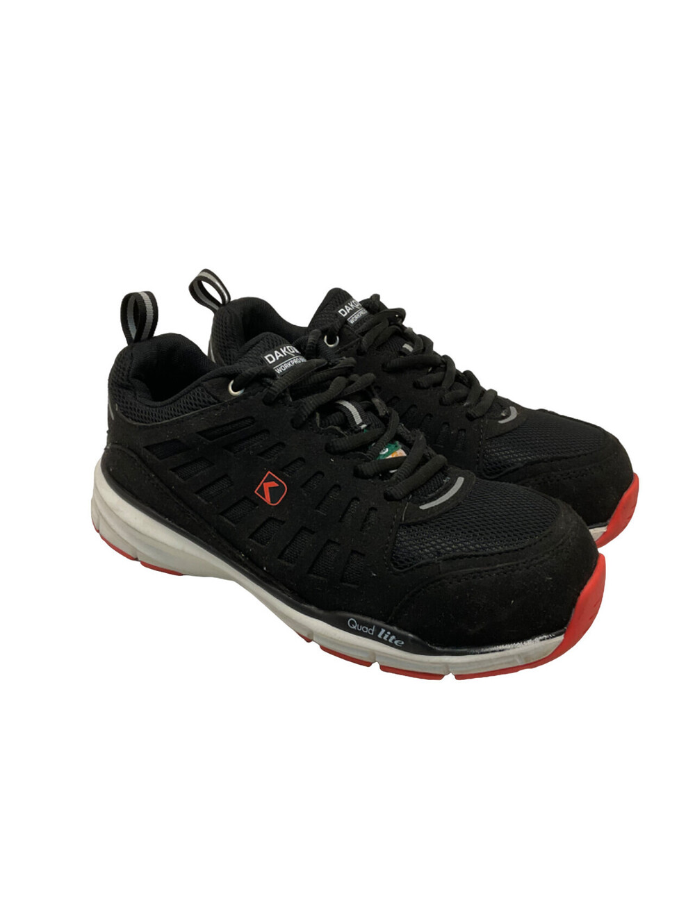 DAKOTA Women's Quad Lite Aluminium Toe Composite Plate Work Shoes 3602 Black 7M